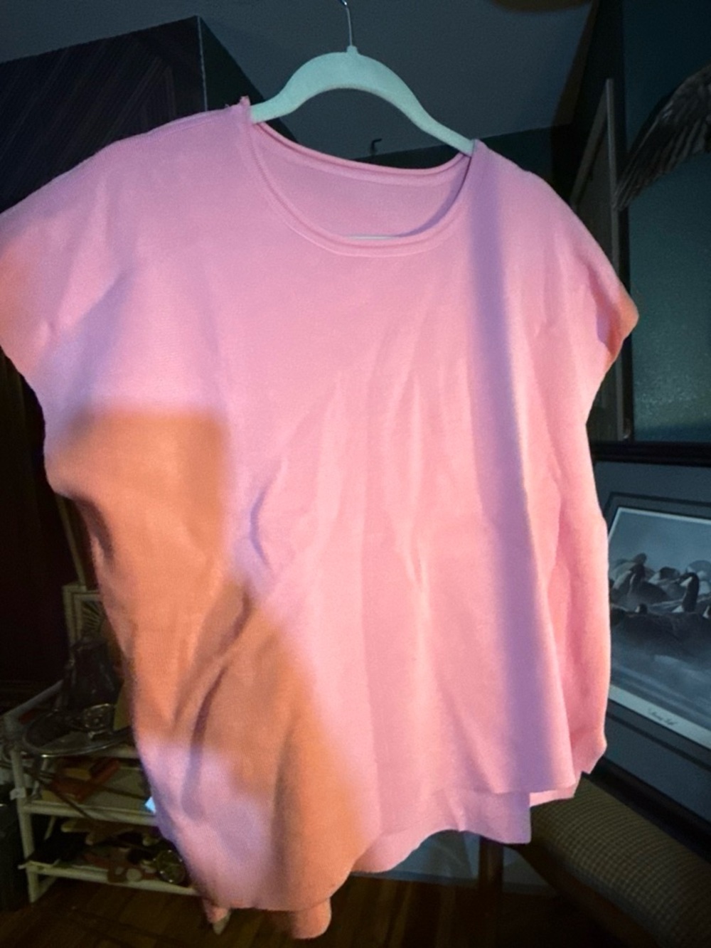 Light Pink Women's Short-Sleeve Crewneck Tee